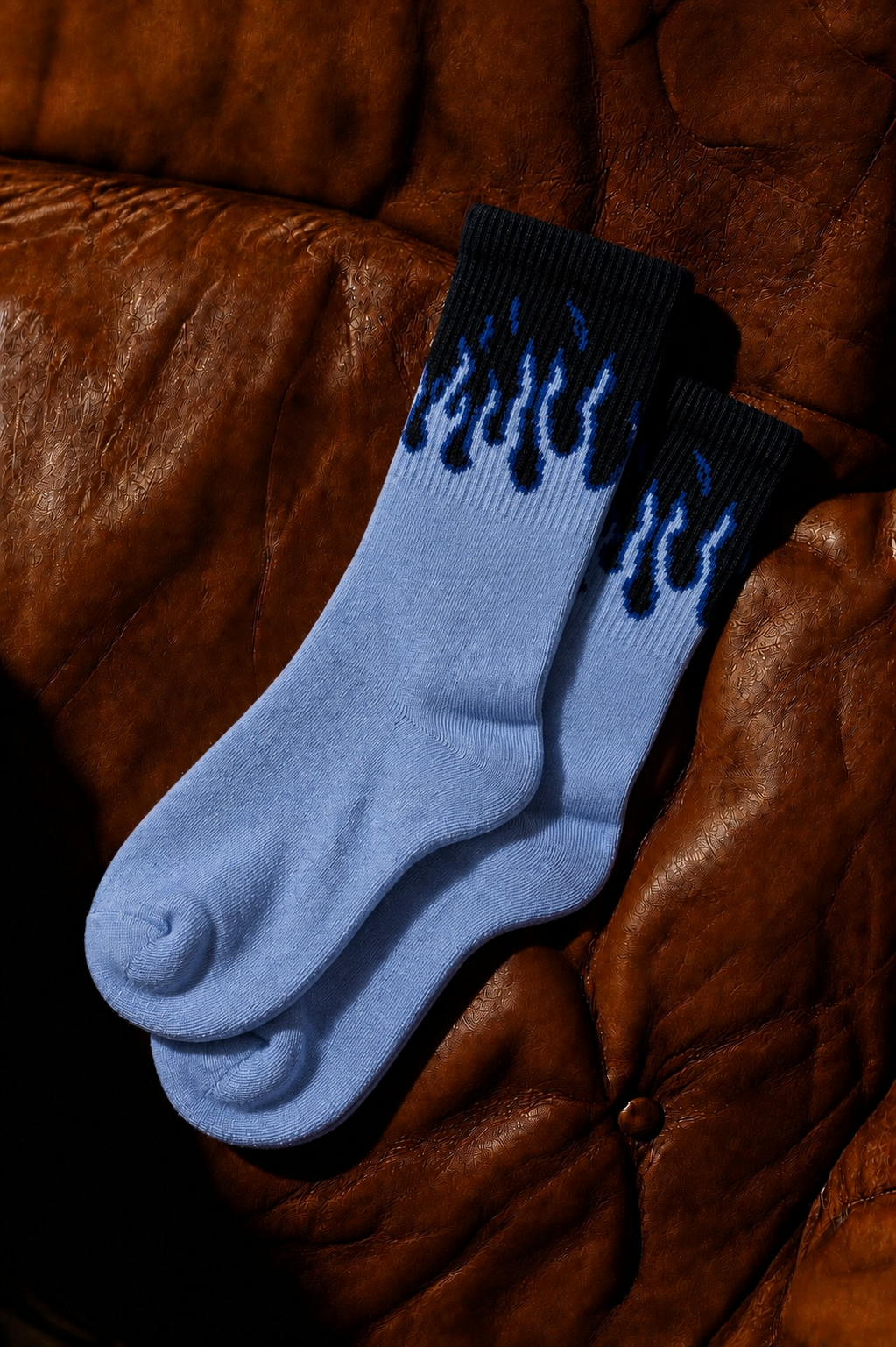 Fire Blue Edition Crew Socks