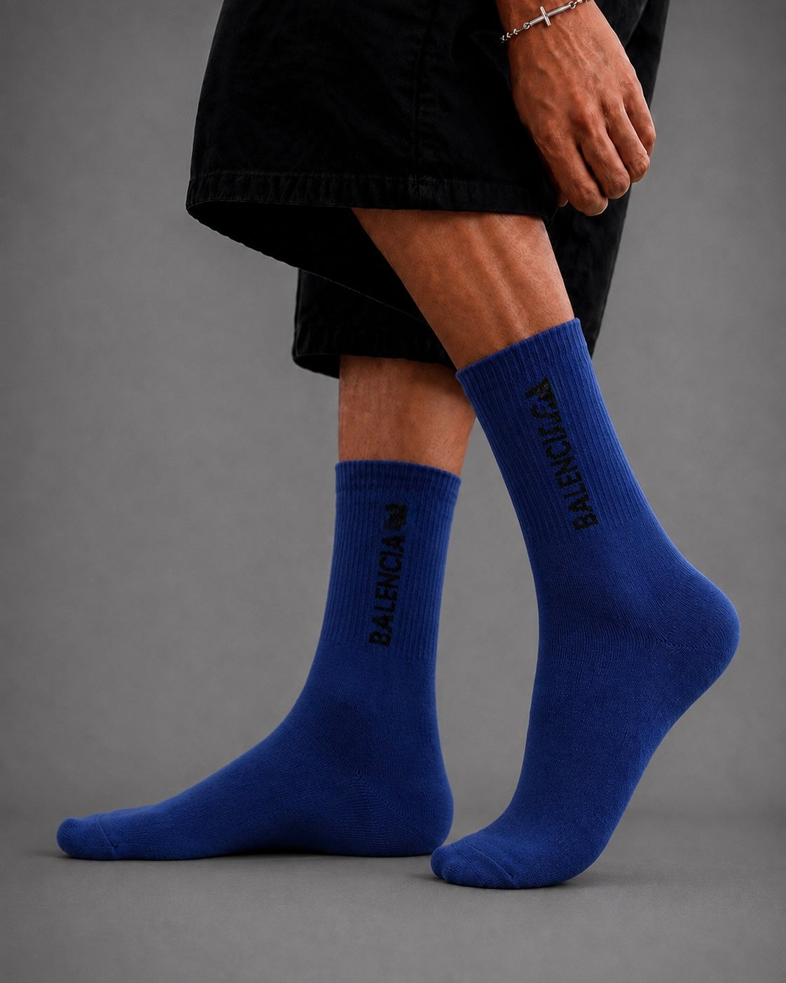 Blue New Sole Pop Socks
