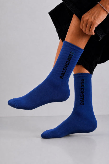 Blue New Sole Pop Socks