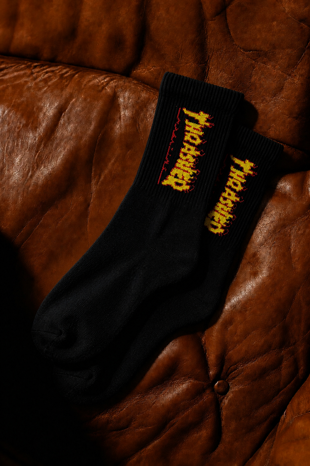 Retro Gothic Graphic Socks