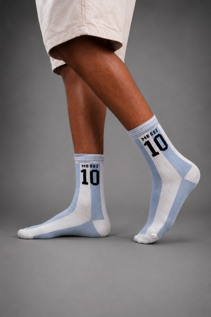 Blue & White New Edition Socks
