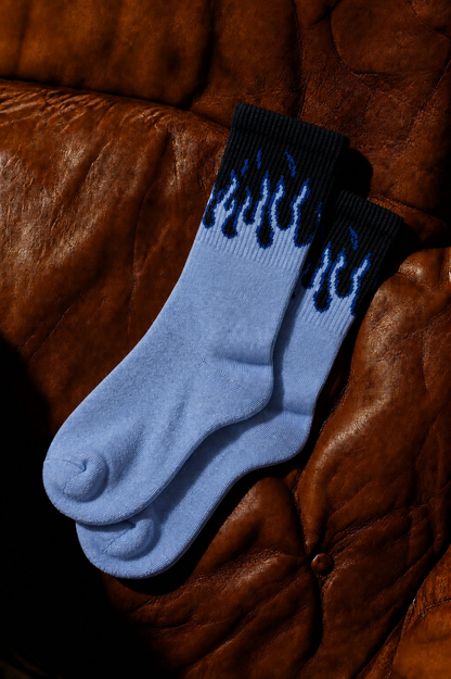 Fire Blue Edition Crew Socks