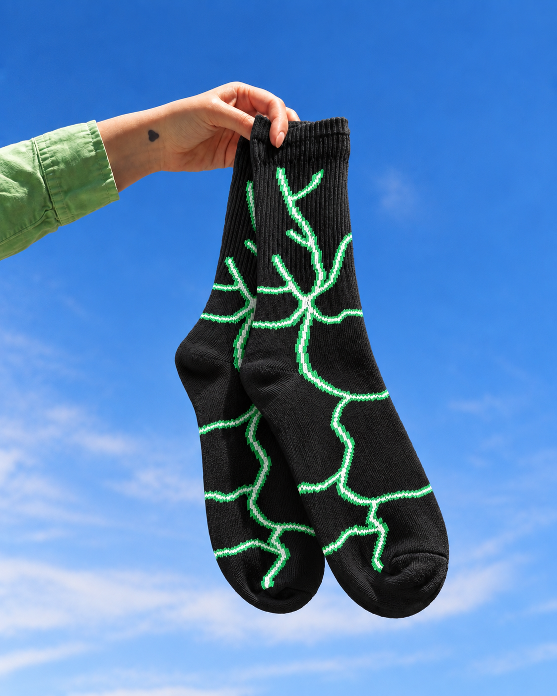 MINNAL GREEN EDITION SOCKS