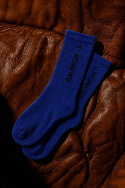 Blue New Sole Pop Socks