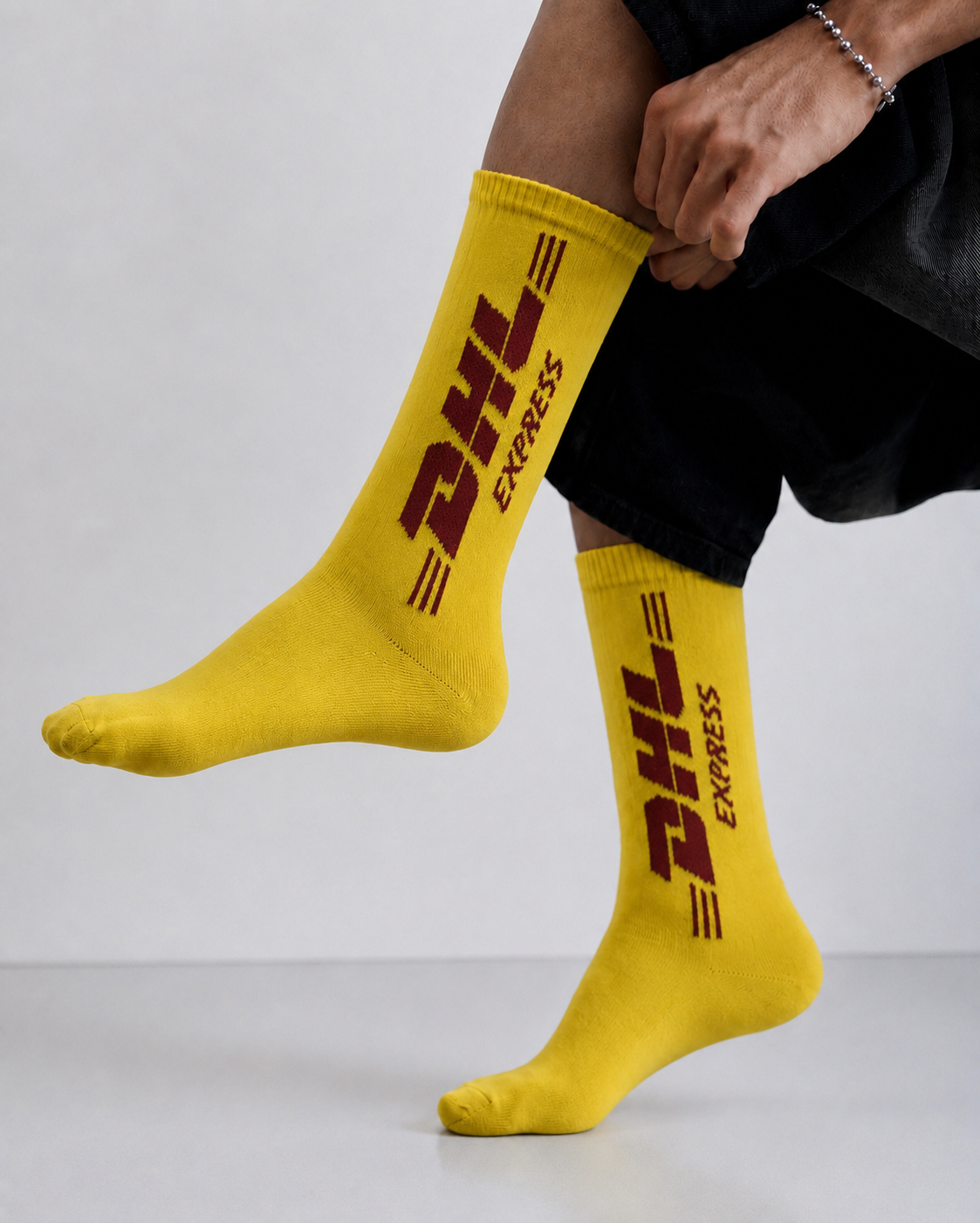DHL Express Premium Crew Socks – Yellow