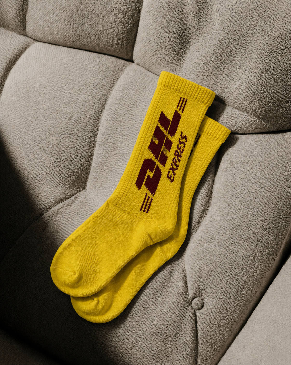 DHL Express Premium Crew Socks – Yellow