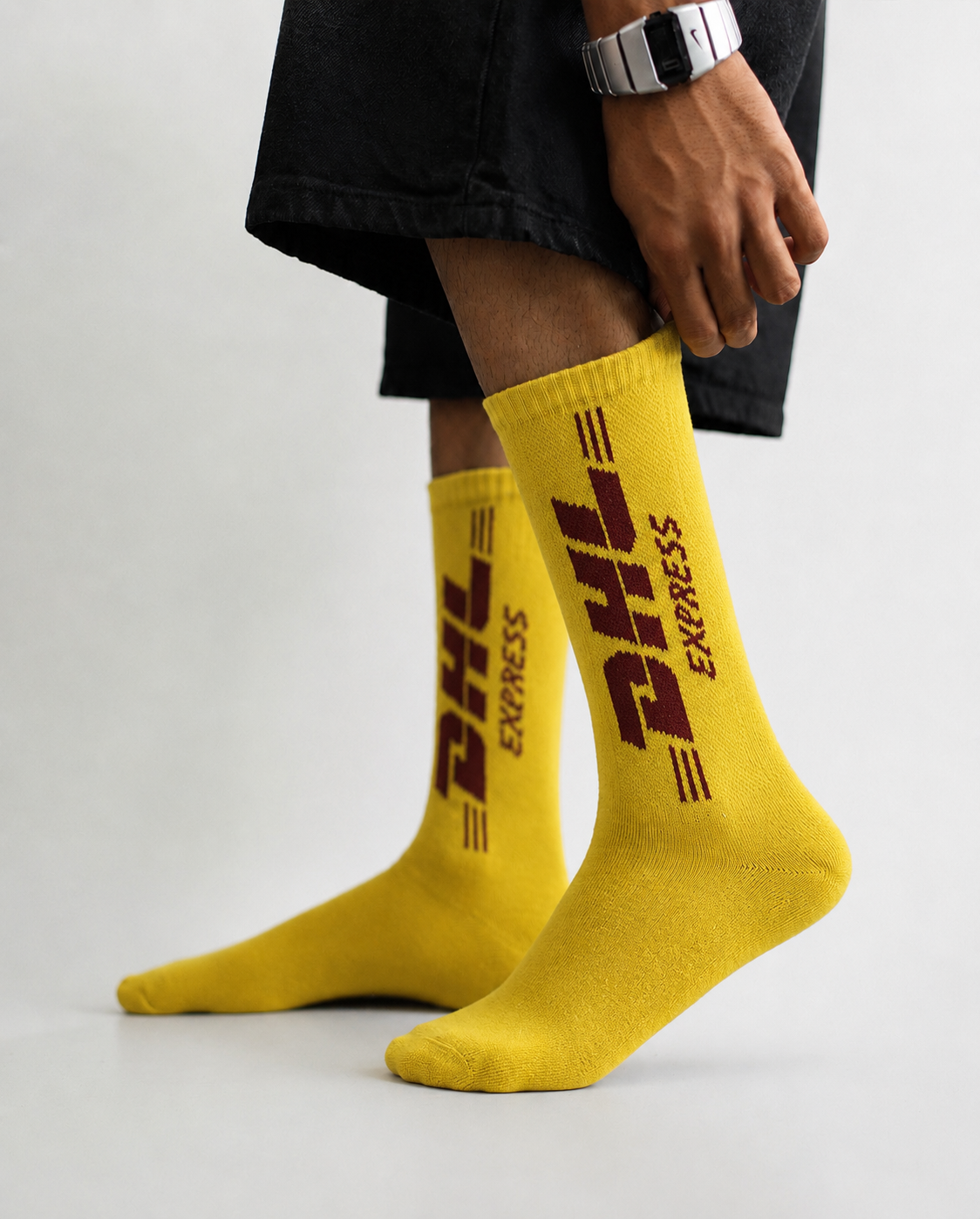 DHL Express Premium Crew Socks – Yellow