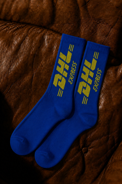 DHL Express Premium Crew Socks – Blue