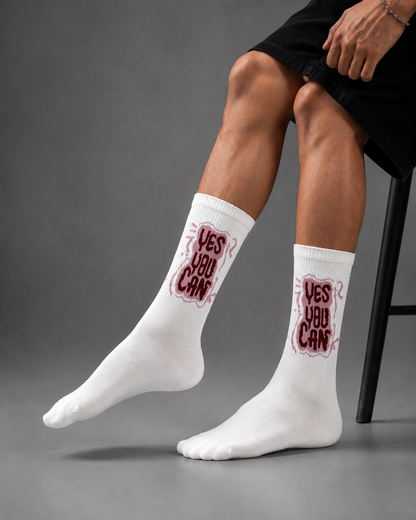 Yes You Can Crew Socks