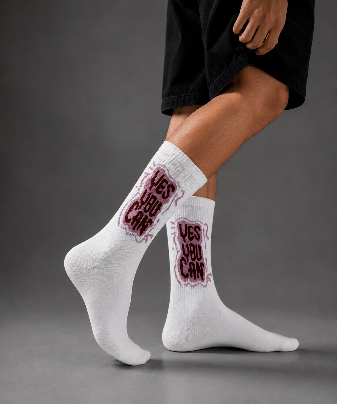 Yes You Can Crew Socks