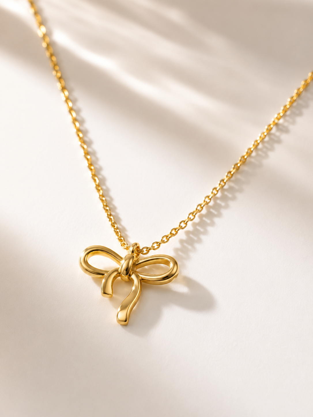 Delicate Bow Necklace