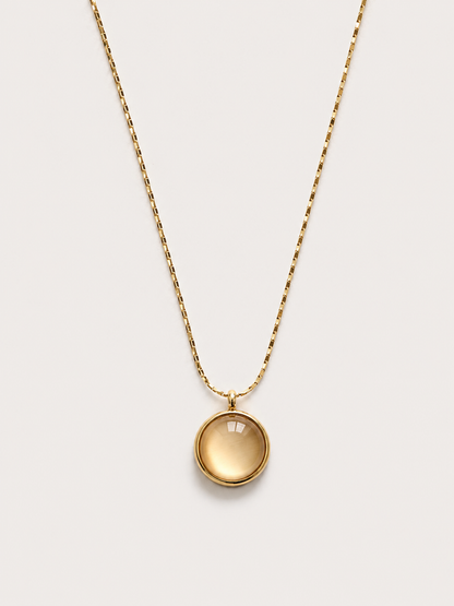 Golden Aura Pendant Necklace