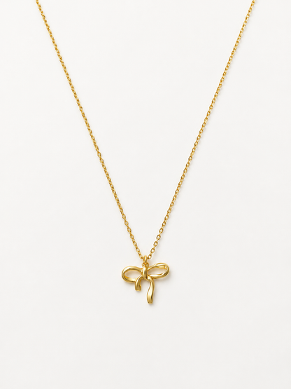 Delicate Bow Necklace