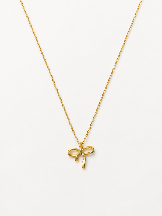 Delicate Bow Necklace